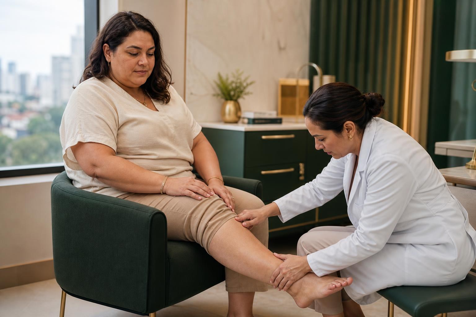 Linfedema e obesidade: quando o inchaço nas pernas precisa de avaliação?