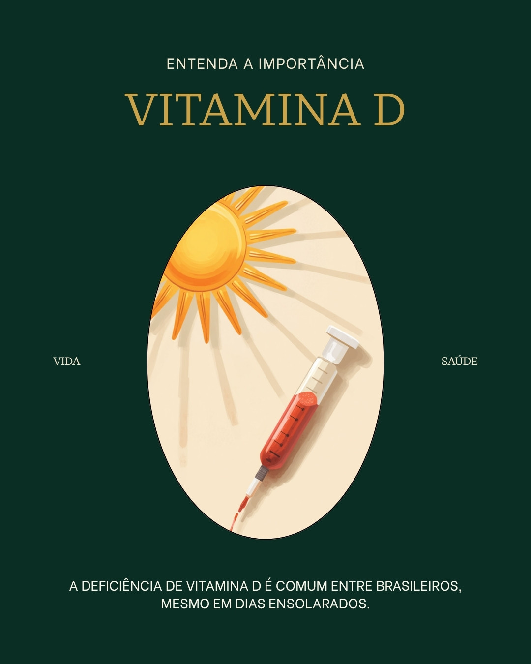 Vitamina D - deficiência é comum entre brasileiros